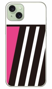 PINK ＆ BLACK ピンク （クリア） design by ROTM / for iPhone 15 Plus ケース iphone15 本体 保護 iphone ケース iphone15 ハードケー