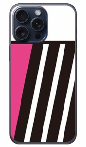 PINK ＆ BLACK ピンク （クリア） design by ROTM / for iPhone 15 Pro Max ケース iphone15 本体 保護 iphone ケース iphone15 ハードケ