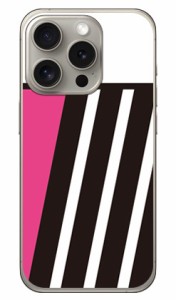 PINK ＆ BLACK ピンク （クリア） design by ROTM / for iPhone 15 Pro ケース iphone15 本体 保護 iphone ケース iphone15 ハードケース