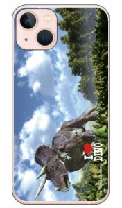 Dinosaur Design 恐竜デザインシリーズ 「トリケラトプス」 （クリア） / for iPhone 13/Apple ハードケース アップル iphone13 ケース i