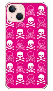 スカル ピンク×ホワイト （クリア） / for iPhone 13/Apple SECOND SKIN ハードケース アップル iphone13 ケース iphone13 カバー アイ