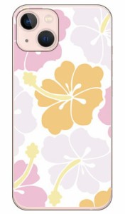 北欧ハイビスカス パステル （クリア） / for iPhone 13/Apple SECOND SKIN ハードケース アップル iphone13 ケース iphone13 カバー ア