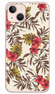 リゾートフラワー ベージュ （クリア） / for iPhone 13/Apple SECOND SKIN ハードケース アップル iphone13 ケース iphone13 カバー ア