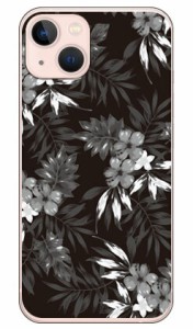 リゾートフラワー ブラック （クリア） / for iPhone 13/Apple SECOND SKIN ハードケース アップル iphone13 ケース iphone13 カバー ア