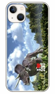 Dinosaur Design 恐竜デザインシリーズ 「トリケラトプス」 （クリア） / for iphone 14 Apple ケース iphone14 カバー アイフォーン14 