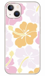 北欧ハイビスカス パステル （クリア） / for iPhone14/Apple SECOND SKIN ハードケース iphone14 ケース iphone14 カバー アイフォーン1