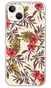 リゾートフラワー ベージュ （クリア） / for iPhone14/Apple SECOND SKIN ハードケース iphone14 ケース iphone14 カバー アイフォーン1