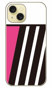 PINK ＆ BLACK ピンク （クリア） design by ROTM / for iphone 15 ケース iphone15 本体 保護 iphone ケース iphone15 ハードケース iph