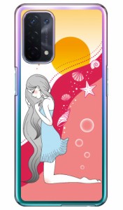 Wavelet （クリア） design by いせきあい / for OPPO A54 5G OPG02/au Coverfull oppo a54 5g opg02 ケース opg02 ケース opg02 カバー 