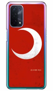 宣弘社ヒーローシリーズ 月光仮面（三日月レッド） （クリア） design by figeo / for OPPO A54 5G OPG02/au Coverfull oppo a54 5g opg0