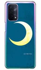 宣弘社ヒーローシリーズ 月光仮面（三日月ブルー） （クリア） design by figeo / for OPPO A54 5G OPG02/au Coverfull oppo a54 5g opg0