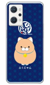 ひげまんじゅうシリーズ ふくにゃん （クリア） / for OPPO Reno7 A OPG04・A201OP・CPH2353 au・Y!mobile・楽天モバイル oppo reno7 a o