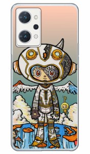 ジャイアントロボット （クリア） design by 326 OPPO Reno7 A OPG04・A201OP・CPH2353 au・Y!mobile・楽天モバイル・MVNOスマホ（SIMフ