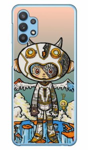 ジャイアントロボット （クリア） design by 326 / for Galaxy A32 5G SCG08/au SECOND SKIN ハードケース ギャラクシー a32 ケース ギャ