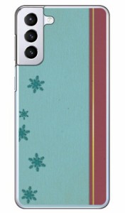 スノークリスタル ブルー （クリア） / for Galaxy S21+ 5G SCG10/au Coverfull galaxy s21 plus 5g ケース カバー ギャラクシー s21 プ