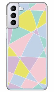 ステンドグラス パステル （クリア） / for Galaxy S21+ 5G SCG10/au Coverfull galaxy s21 plus 5g ケース カバー ギャラクシー s21 プ