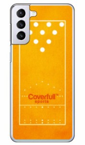 ボウリングレーン オレンジ （クリア） / for Galaxy S21+ 5G SCG10/au Coverfull galaxy s21 plus 5g ケース カバー ギャラクシー s21 