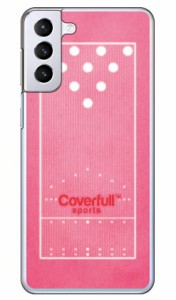 ボウリングレーン ピンク （クリア） / for Galaxy S21+ 5G SCG10/au Coverfull galaxy s21 plus 5g ケース カバー ギャラクシー s21 プ