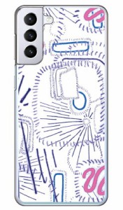 ピンク ラジオ ラボ （クリア） / for Galaxy S21+ 5G SCG10/au Coverfull galaxy s21 plus 5g ケース カバー ギャラクシー s21 プラス 5