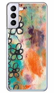 カレイド フラワー （クリア） / for Galaxy S21+ 5G SCG10/au Coverfull galaxy s21 plus 5g ケース カバー ギャラクシー s21 プラス 5G