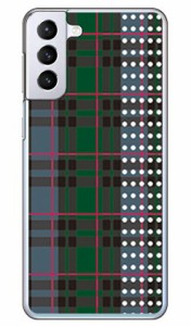 ブラックウォッチドット レッド （クリア） / for Galaxy S21+ 5G SCG10/au SECOND SKIN galaxy s21 plus 5g ケース カバー ギャラクシー