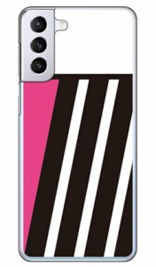 PINK ＆ BLACK ピンク （クリア） design by ROTM / for Galaxy S21+ 5G SCG10/au SECOND SKIN galaxy s21 plus 5g ケース カバー ギャラ