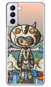 ジャイアントロボット （クリア） design by 326 / for Galaxy S21+ 5G SCG10/au SECOND SKIN galaxy s21 plus 5g ケース カバー ギャラ