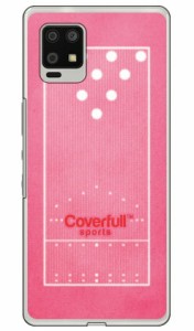 ボウリングレーン ピンク （クリア） / for AQUOS zero6 SHG04/au Coverfull ハードケース aquos zero6 shg04 a102sh カバー aquos zero6