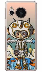 ジャイアントロボット （クリア） design by 326 / for AQUOS sense7 SHG10 SH-53C au docomo SECOND SKIN shg10 sh-53c カバー shg10 sh