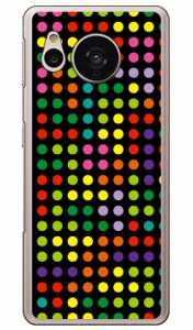 ドット ブラックマルチ （クリア） / for AQUOS sense7 SHG10 SH-53C au docomo 楽天モバイル YESNO ハードケース shg10 sh-53c カバー s