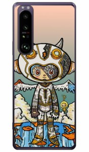 ジャイアントロボット （クリア） design by 326 / for Xperia 1 III SOG03/au SECOND SKIN xperia 1 iii ケース カバー 1 iii ケース 1 