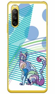 ivy 「Cat」 （クリア） / for Xperia 10 III SOG04/au SECOND SKIN スマホケース ハードケース xperia 10 iii ケース カバー 10 iii ケ