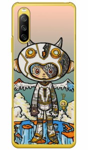 ジャイアントロボット （クリア） design by 326 / for Xperia 10 III SOG04/au SECOND SKIN スマホケース ハードケース xperia 10 iii 