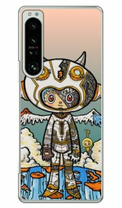 ジャイアントロボット （クリア） design by 326 / for Xperia 1 IV SOG06/au SECOND SKIN xperia 1 IV ケース xperia 1 IV カバー 1 IV 