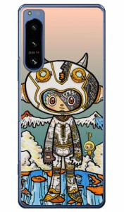 ジャイアントロボット （クリア） design by 326 / for Xperia 5 IV SOG09 SO-54C au docomo SoftBank SECOND SKIN XPERIA 5 iv エクスペ