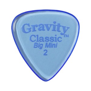 GRAVITY GUITAR PICKS ピック クラシック・ビッグミニ ［2.0mm, Blue］ 高級