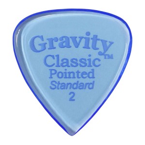 GRAVITY GUITAR PICKS ピック クラシック・ポインテッド・スタンダード ［2.0mm, Blue］ 高級