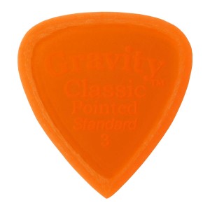 GRAVITY GUITAR PICKS ピック クラシック・ポインテッド・スタンダード　マスターフィニッシュ ［3.0mm, Orange, Master Finish(Unpolish