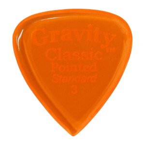 GRAVITY GUITAR PICKS ピック クラシック・ポインテッド・スタンダード ［3.0mm, Orange］ 高級