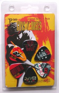 Perris ガンズ・アンド・ローゼズ　ピック Guns N Roses LP-GR1　6枚セット アーティストピック