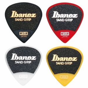 Ibanez アイバニーズ ピック PA16MSG　ショート・ティアドロップ　サンドグリップ　MEDIUM