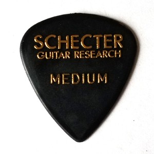 SCHECTER　ピック　ナイロン ティアドロップ MEDIUM ブラック