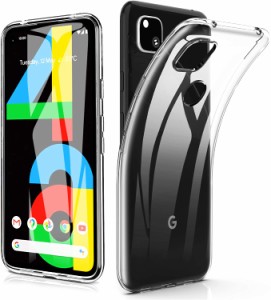 スマホケース google Pixel4a ケース TPU google 透明 クリア 保護 お洒落 シンプル カバー ソフトケース 吸収 アクセサリー ピクセル4a 