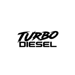 TURBO DIESEL ステッカー カスタム ドレスアップ ターボ ディーゼル