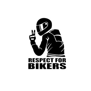 RESPECT FOR BIKERS パート2 ステッカー リスペクト バイカーズ バイク乗り
