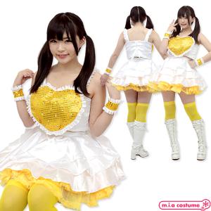 1136C★M 【送料無料・即納】ももいろアイドル ミライ衣装(イエロー) サイズ:M/BIG ●ももクロ ももいろクローバーZ 玉井詩織 し