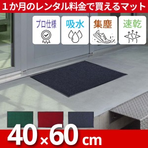 玄関マット 屋外 室内 滑り止め 業務用 無地 マット シンプル 泥落とし 吸水 40×60cm