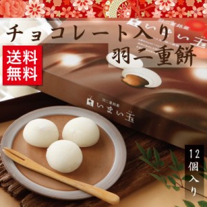 羽二重餅 チョコレート入り 【白いまい玉 12個入り】 1000円 ポッキリ 北陸 福井 銘菓 餅 和菓子 スイーツ お菓子 ギフト 贈り物 お土産 