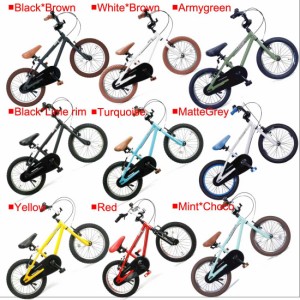 子供用 自転車 16インチ ＢＭＸ アルミフレーム 軽量 おしゃれ ジュニア 幼稚園児 未就学児 レインボー Wynn-16