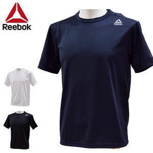 リーボック reebok メンズ Tシャツ 半袖 水陸両用 UVカット 紫外線対策 シンプル ワンポイントTシャツ 429-777 429777 メール便も対応